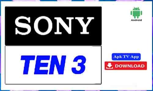 Sony Ten 3 Apk TV App Android